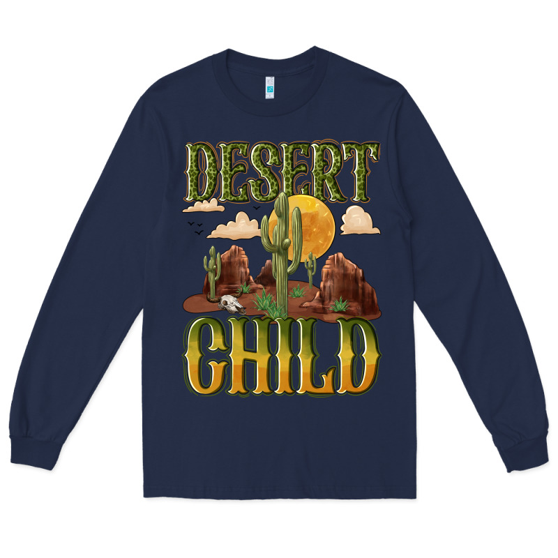 Desert Child Cactus Long Sleeve Tee by NancyCooperArtShop | Teevron