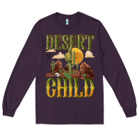 Plum desert child cactus Long Sleeve Tee - NancyCooperArtShop