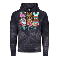 Cloud Black Happy Easter western peeps Vintage Hoodie - OliviaCreatesArt