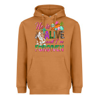 Meerkat He Is Alive And I'm Forgiven Heavyweight Hoodie - BundleAndBundleShop