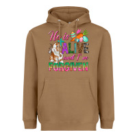 Toasted Coconut He Is Alive And I'm Forgiven Heavyweight Hoodie - BundleAndBundleShop