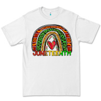 White juneteenth rainbow Premium Tee - Zillion Design Studio