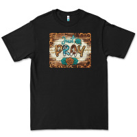 Black just pray mousepad Premium Tee - BarkalooDesign