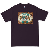 Plum just pray mousepad Premium Tee - BarkalooDesign