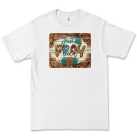 White just pray mousepad Premium Tee - BarkalooDesign