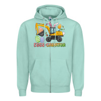 Seafoam eggs cavator easter Zipper Hoodie - MaliasSmallBusiness