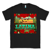 Black latina tumbler Classic Tee - BundleAndBundleShop