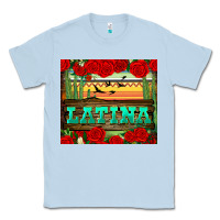 Dusty Blue latina tumbler Classic Tee - BundleAndBundleShop