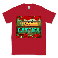 Red latina tumbler Classic Tee - BundleAndBundleShop