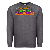 Charcoal Heather spooky  libbey glass Premium Sweatshirt - BundleAndBundleShop