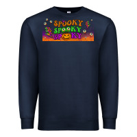 Navy spooky  libbey glass Premium Sweatshirt - BundleAndBundleShop