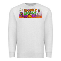 Oatmeal Heather spooky  libbey glass Premium Sweatshirt - BundleAndBundleShop