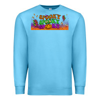 Ocean Blue spooky  libbey glass Premium Sweatshirt - BundleAndBundleShop