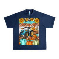 Navy fall farm tractor air freshener Urban Heavy Tee - Artiststas