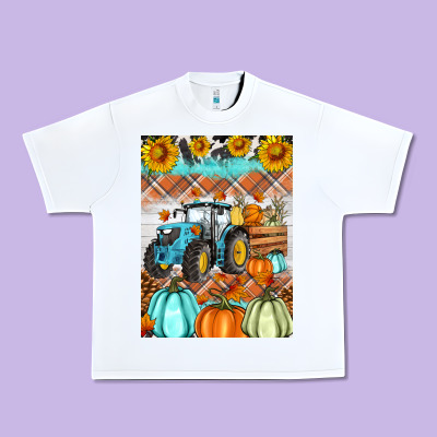 Fall Farm Tractor Air Freshener Urban Heavy Tee Designed By Artiststas