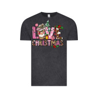 Vintage Black love christmas Vintage Tee - AdoDesignShop