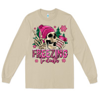 Mushroom freezing to death winter skull Long Sleeve Tee - Jasminsmagicworld