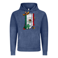 Vintage Denim mexican indiana Vintage Hoodie - CowhideDigitalArt