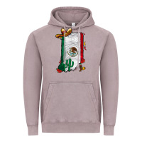 Vintage Zinc mexican indiana Vintage Hoodie - CowhideDigitalArt