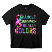 Black cancer survivor in all colors Heavy Core Tee - texasbilliewilder