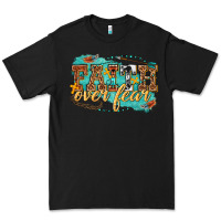 Black faith over fear Premium Tee - texasbilliewilder
