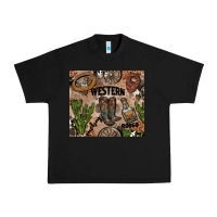 Black western rodeo Urban Heavy Tee - AdoDesignShop