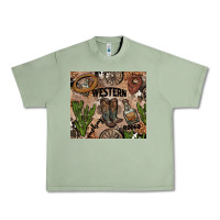 Oil Green western rodeo Urban Heavy Tee - AdoDesignShop