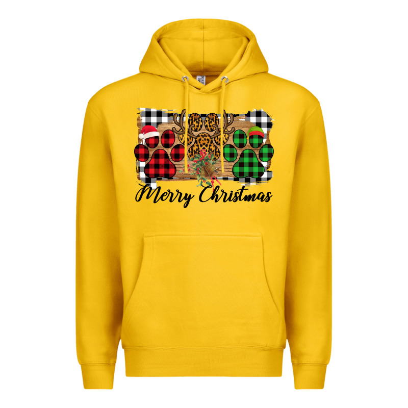 Merry Christmas Paws Premium Hoodie by Bettercallsaul | Teevron