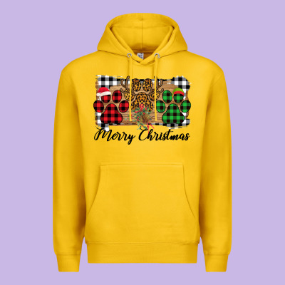 Merry Christmas Paws Premium Hoodie Designed By Bettercallsaul