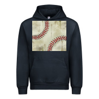 Navy dirty baseball pattern Urban Hoodie - TumblerDesignByShophia