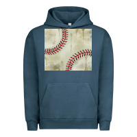 Pigment Midnight Navy dirty baseball pattern Urban Hoodie - TumblerDesignByShophia
