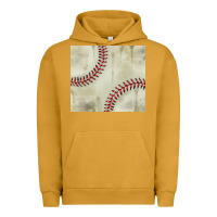 Pigment Peanut Butter dirty baseball pattern Urban Hoodie - TumblerDesignByShophia