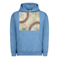 Pigment Pebble Blue dirty baseball pattern Urban Hoodie - TumblerDesignByShophia