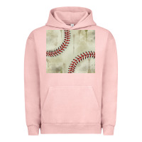 Pigment Salmon dirty baseball pattern Urban Hoodie - TumblerDesignByShophia