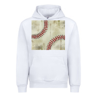 White dirty baseball pattern Urban Hoodie - TumblerDesignByShophia