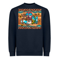 Navy western gemstone sunflower nurse Heavyweight Sweatshirt - JahusDesignShop