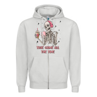 Dove Grey true crime all the time Zipper Hoodie - MaliasSmallBusiness