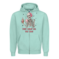 Seafoam true crime all the time Zipper Hoodie - MaliasSmallBusiness