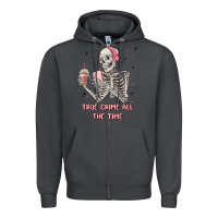 Smoke true crime all the time Zipper Hoodie - MaliasSmallBusiness