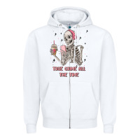 White true crime all the time Zipper Hoodie - MaliasSmallBusiness