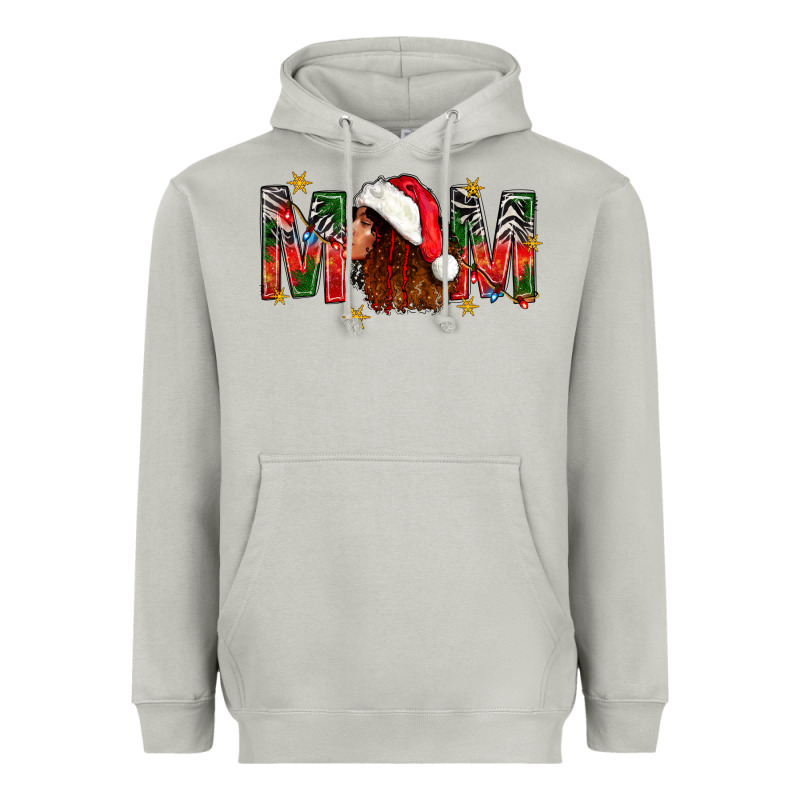 Western Mom With Woman In Santa Hat Heavyweight Hoodie by BundleAndBundleShop | Teevron
