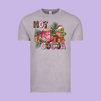 Hot Cocoa Vintage Tee Designed By Adodesignshop