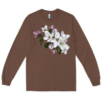 Chestnut apple blossom Long Sleeve Tee - LillyAllenDesigns