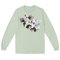 Matcha apple blossom Long Sleeve Tee - LillyAllenDesigns