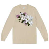 Mushroom apple blossom Long Sleeve Tee - LillyAllenDesigns