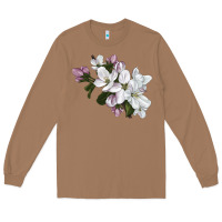Toasted Coconut apple blossom Long Sleeve Tee - LillyAllenDesigns