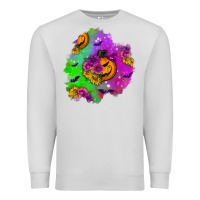 Dove Grey halloween patch 1 Premium Sweatshirt - BundleAndBundleShop