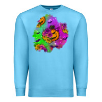 Ocean Blue halloween patch 1 Premium Sweatshirt - BundleAndBundleShop
