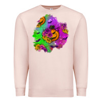Pale Pink halloween patch 1 Premium Sweatshirt - BundleAndBundleShop