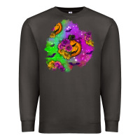 Smoke halloween patch 1 Premium Sweatshirt - BundleAndBundleShop